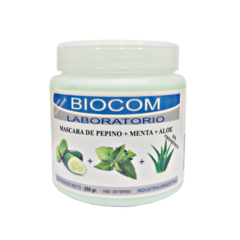 Mascara de pepino, menta y aloe x 250 gr - biocom