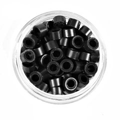 Microrings con silicona negros x 500 unid - comprar online