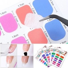 Seda de uñas en forma de laminas de seda para uñas gelificadas - Muy facil de usar en internet