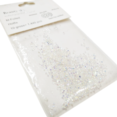 Piedras mini tipo cristales transparentes o iridiscentes - Distribuidora Melange