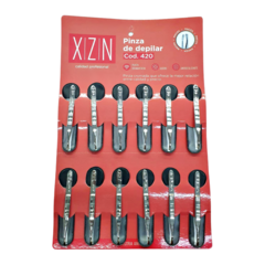 Pinzas para depilar XZN P420 blister x 12 unid