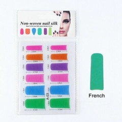 Seda de uñas en forma de laminas de seda para uñas gelificadas - Muy facil de usar en internet