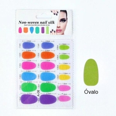Imagen de Seda de uñas en forma de laminas de seda para uñas gelificadas - Muy facil de usar
