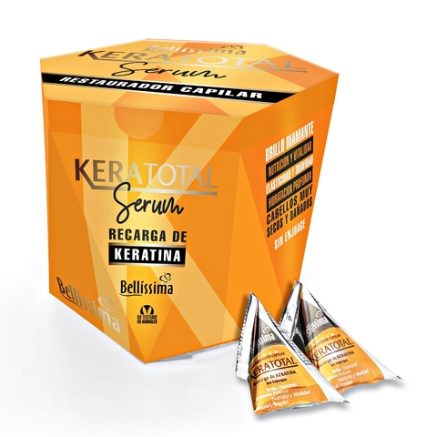 Caja exhibidora de serum Keratotal x 24 piramides - Bellissima