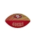 Bola de Futebol Americano Wilson NFL Jr San Francisco 49ers