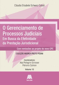 O gerenciamento de processos judiciais - Cláudia Elisabete Schwerz Cahali