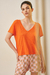 REMERA BROTE NARANJA