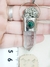 Amuleto pirita, malaquita y cuarzo cristal - Akbal 