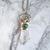 Amuleto pirita, malaquita y cuarzo cristal - comprar online
