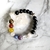 Pulsera 7 chakras obsidiana