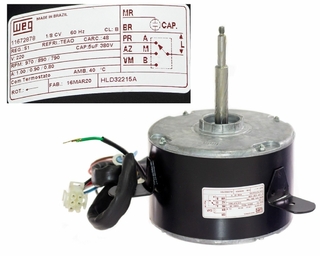 MOTOR CONDENSADORA AR CONDICIONADO WEG 1/8 CV 11672878