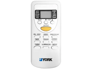 CONTROLE REMOTO AR CONDICIONADO YORK ZH/JT-03 ORIGINAL