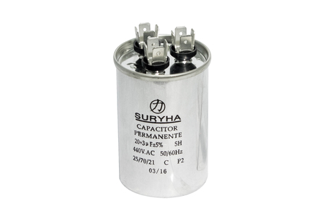 CAPACITOR AR CONDICIONADO 20+3UF 440V