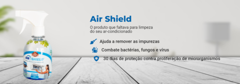 BACTERICIDA PARA LIMPEZA DE AR CONDICIONADO AIR SHIELD 250ml - comprar online