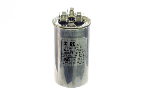 CAPACITOR DUPLO AR CONDICIONADO 15+3UF 440V