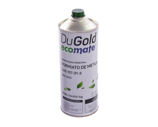 GÁS DUGOLD ECOMATE FORMIATO METILA 1KG ONU1243 SUBSTITUTO 141B 