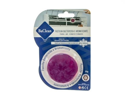 BaClean Pastilha Bactericida e Aromatizante Lavanda Ar Condicionado