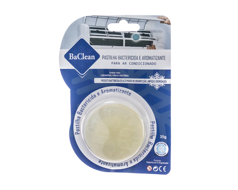 BaClean Pastilha Bactericida Sem Cheiro Ar Condicionado