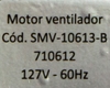 MOTOR REFRIGERADOR MABE BOSH CONTINENTAL 710612 127V - BlueAr