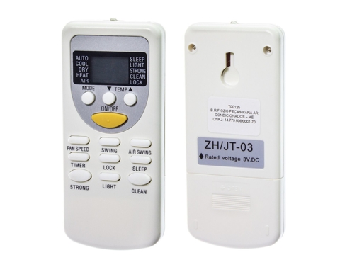 CONTROLE REMOTO AR CONDICIONADO ZH/JT-03 ZH/JT-01 PARALELO