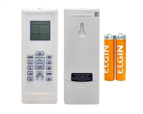 CONTROLE REMOTO AR CONDICIONADO ELECTROLUX TRG01-BGEF-EKBR PARALELO