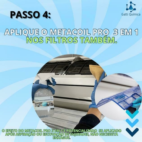 Imagem do METACOIL PRO LIMPADOR PARA AR CONDICIONADO 3 EM 1 500ml
