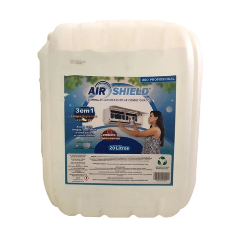 BACTERICIDA PARA LIMPEZA DE AR CONDICIONADO AIR SHIELD BOMBONA 20 LITROS