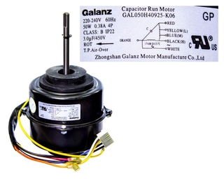 Motor Evaporadora Ar Condicionado York Gal050H40925-K06