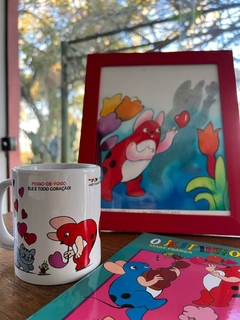 DOIS LIVROS E UMA CANECA DOS PERSONAGENS OS PINGOS VALOR 90,00 + FRETE PAC OU SEDEX - comprar online