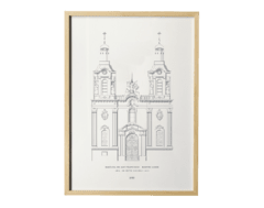 Enmarcado Basílica de San Francisco / 34x47 - comprar online