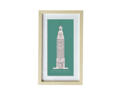 Postal enmarcada Torre Monumental