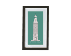 Postal enmarcada Torre Monumental en internet