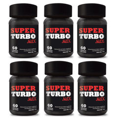 Super Turbo Max 60 caps 500mg - Compre 5 Leve 6