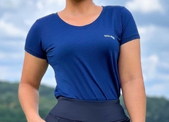 Blusa Elisa Fitness Azul - Majurye Modas