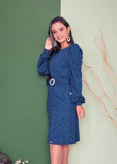 Vestido Kéfera - Maria Moura - Azul na internet