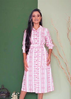 Vestido Vera - Maria Moura - Pink - comprar online