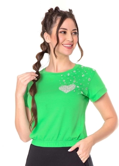 Blusa Luana Hapuk Verde Limão