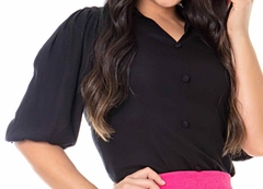 Blusa Tecido Plano Hapuk Preto - comprar online