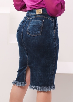 Saia Lápis Jeans Vecchi - comprar online