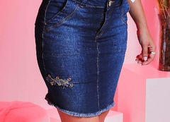 Saia Jeans Vecchi 45cm - comprar online