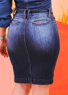 Saia Jeans Vecchi 58cm - Comprar em Majurye Modas