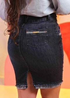 Saia Jeans Vecchi 55cm - comprar online