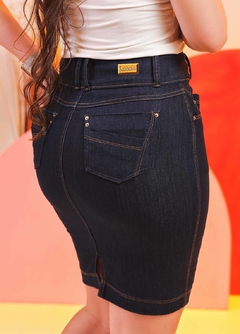 Saia Jeans Vecchi 55cm - comprar online