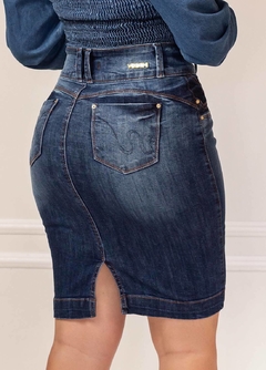 Saia Jeans Vecchi 55cm - comprar online