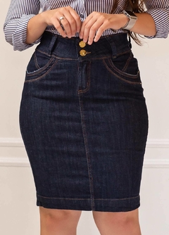 Saia Jeans Vecchi 55cm