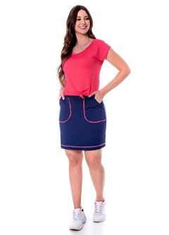 Conjunto Fitness com Proteção UV - Rosa