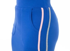 Conjunto Maya Moletinho Leve Azul - loja online