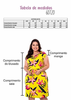 Vestido Aretuza - Amarelo - loja online