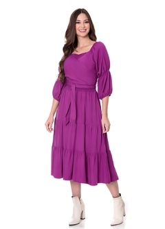 Vestido Célia - Roxo