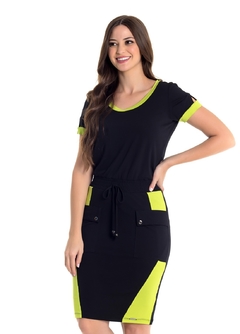 Vestido Ana em Malha Preto